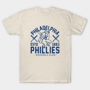Philadelphia Phillies Retro 2 by Buck Tee T-Shirt